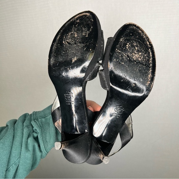 NINA | Black High Heels Sparkle Glitter 10 New York - Picture 4 of 6